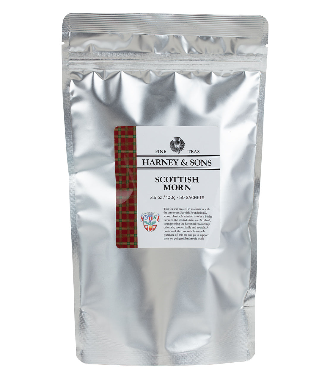 Scottish Morn - Sachets Bag of 50 Sachets - Harney & Sons Fine Teas