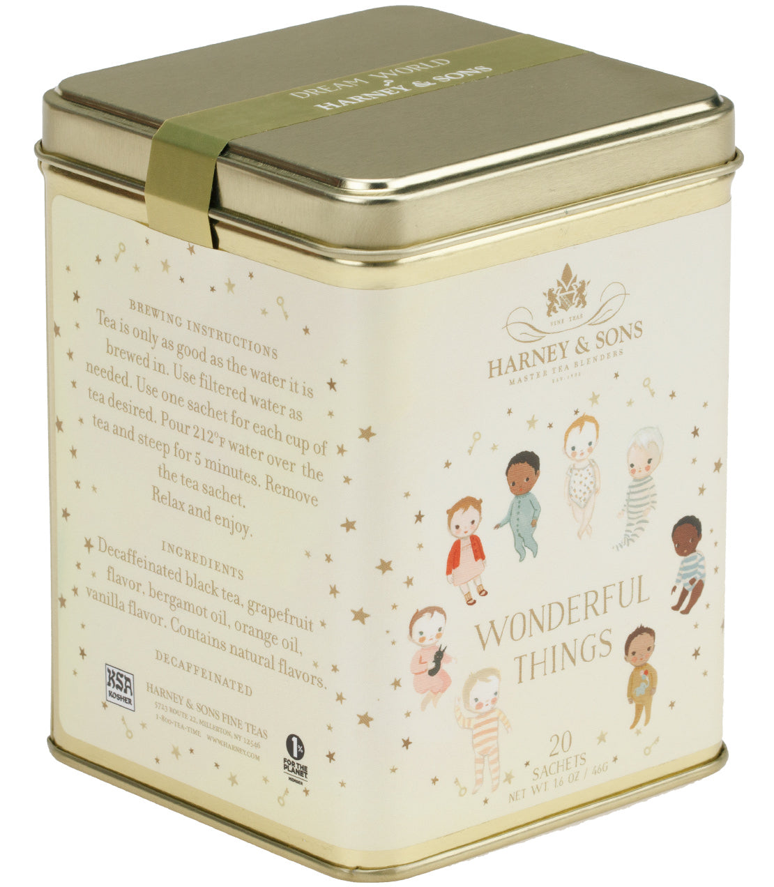 Wonderful Things: Mystery, Tin of 20 Sachets - Sachets Tin of 20 Sachets - Harney & Sons Fine Teas