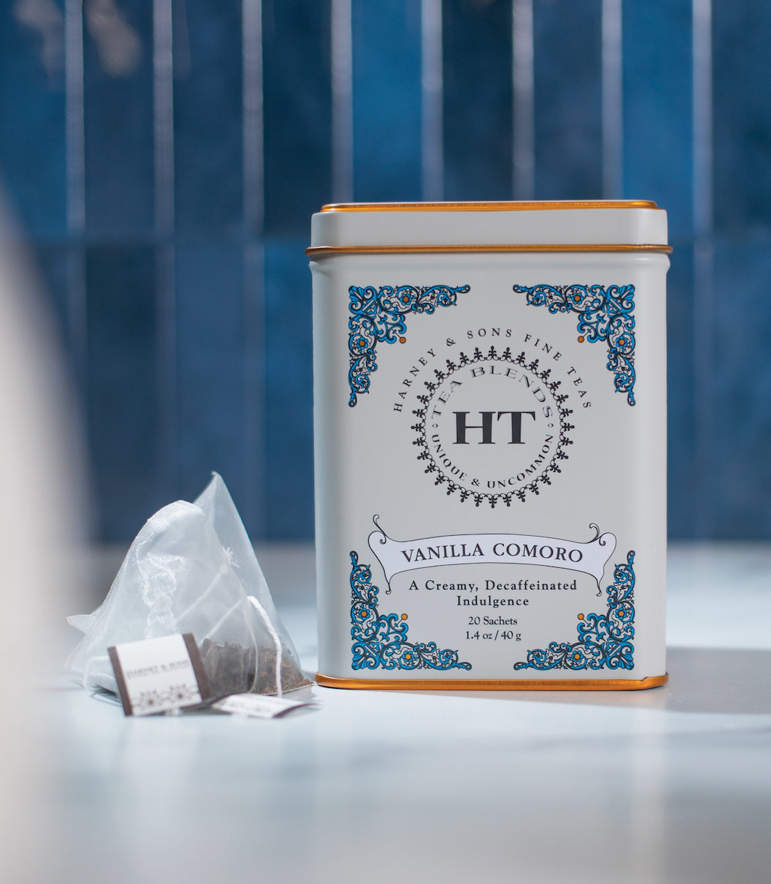 Decaf Vanilla Comoro, HT Tin of 20 Sachets